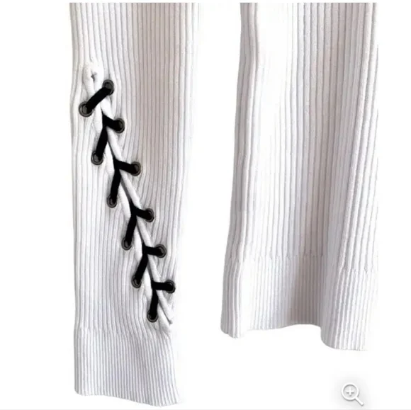 white knitted sweater - Picture 2 of 9